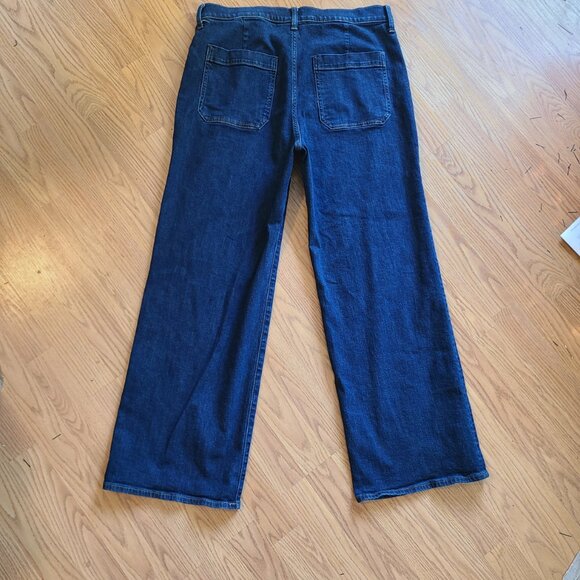 NEW NWOT! J. CREW SLIM HIGH-RISE WIDE LEG SAILOR JEANS PREMIUM EDITION sz 32 - Picture 5 of 6